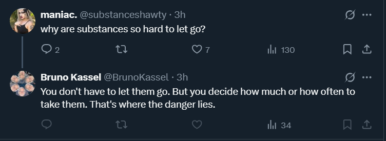 Du musst gar nicht aufhören!