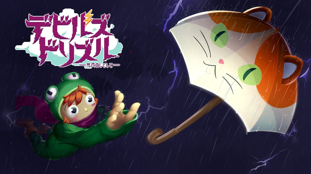 W_Wozato's tweet photo. なんと、「Devil's Drizzle」のロゴのローカライズも担当させていただきました!元のロゴデザインには遠く及ばないのですが、良い経験でした ⛈️ 感謝!!
デモ版は日本語対応済み。
クラファンも目標の50%を達成しそうです!
https://t.co/eXDGCZn3Z9
何卒🙏
#ドット絵
#indiegame
#DevilsDrizzle https://t.co/kO12tiWDrq