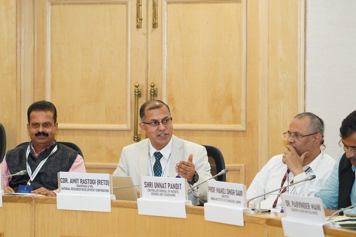 Presented #NRDCs approach for strengthening Innovation Ecosystem through State S&amp;T Councils during <a href="/NITIAayog/">NITI Aayog</a>  organised “State Workshop Series” in presence of Hon’ble Dr V K Saraswat, Member S&amp;T #NitiAyog, <a href="/unnatpandit/">प्रो उन्नत पी पंडित 🇮🇳</a>, Director <a href="/IITJammu/">IIT Jammu</a> &amp; dignitaries. <a href="/DrJitendraSingh/">Dr Jitendra Singh</a>