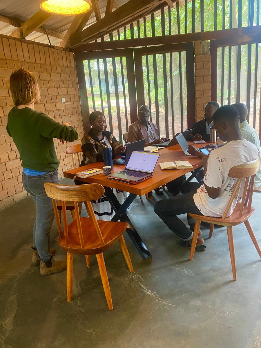 Rucid team learning about A I technology and how it can be used in the day today agroecology activities.