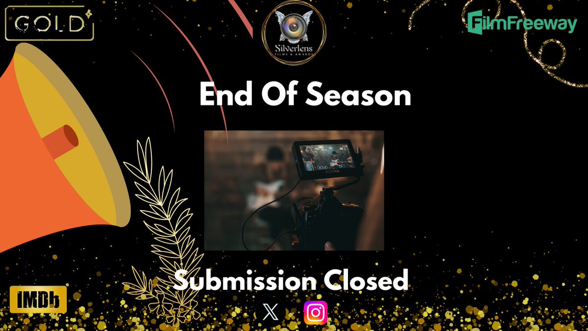 The september 2024 - march 2025 session is closed .
#Silverlens #filmfreeway #Imdb #filmfest #filmlife #filmfestival