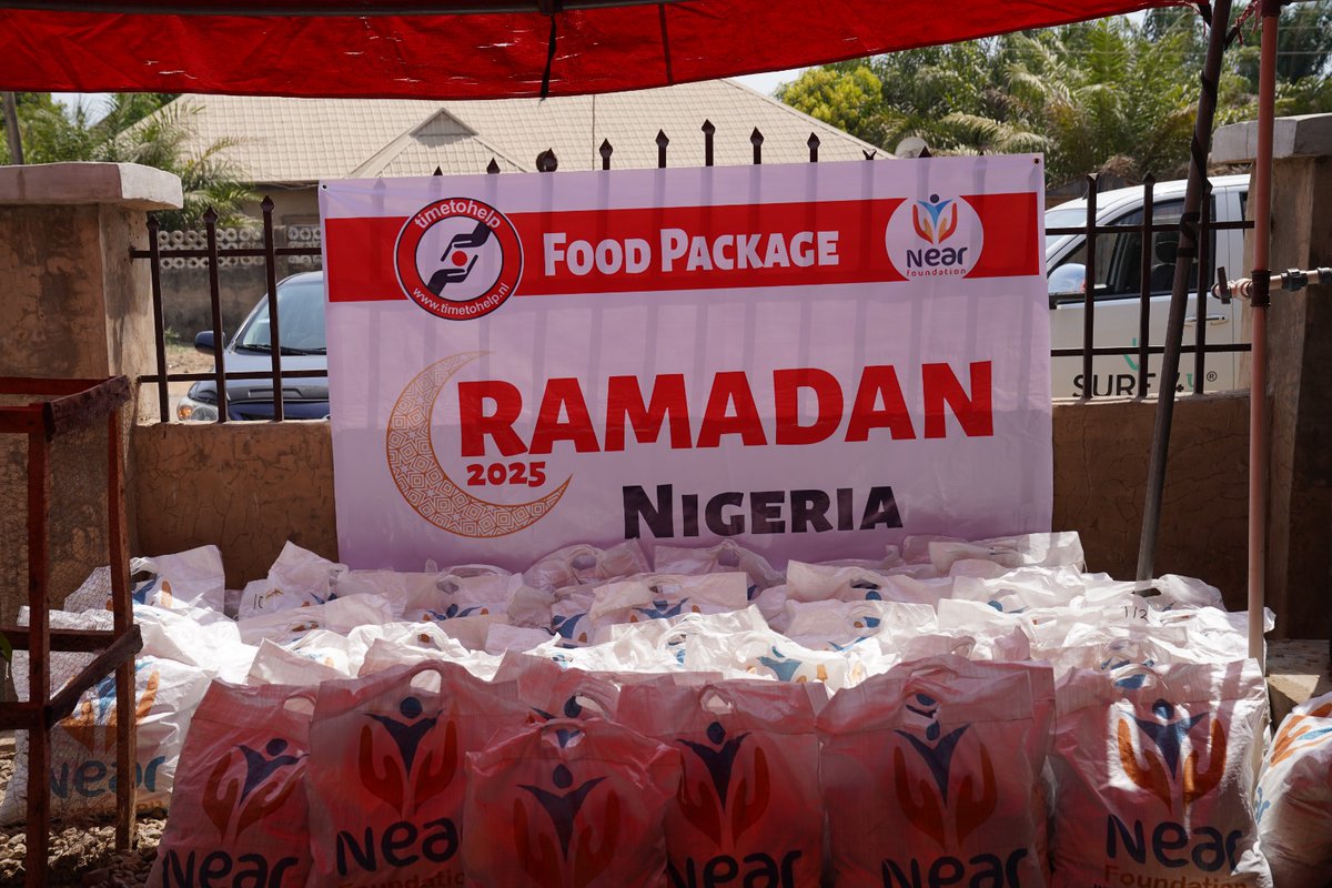 Sure4u_'s tweet image. On Tuesday 18th of March 2025, SURE4U led by the Founder and CEO @babandedemb in collaboration with NEAR Foundation led by the President Mustapha Zarma, distributed 150 Ramadan gifts to 150 beneficiaries in Gwagwalada Area Council, FCT - Abuja