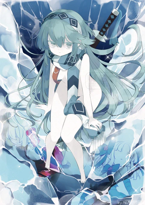 さっきのイラストと一緒にもう一つ納品した方のもこっちにもあげときますね(…まあ大丈夫か) 