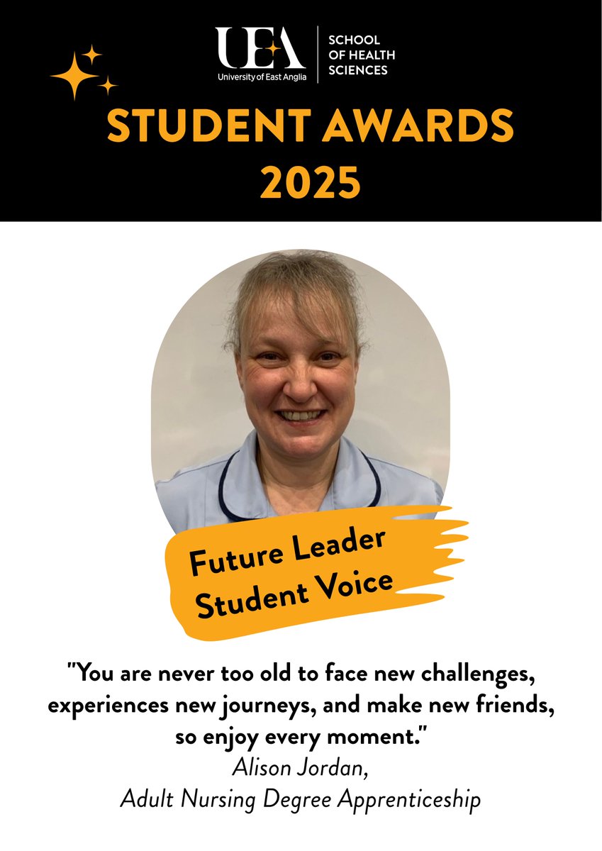 Clinical Education Team at NCH&C (@clinicaled_nchc) on Twitter photo We are pleased to announce that Alison Jordan one of our NDA's studying at the UEA has recently won two student awards for ‘Future Leader’ and ‘Student Voice ✨Congratulations Ali! <a href="/NCHC_NHSCareers/">NCHC Careers</a>
<a href="/NCHC_Engagement/">Staff Engagement at NCH&C</a> <a href="/Carolynfowler01/">Carolyn Fowler</a> <a href="/lynne_fanning/">lynne fanning</a>
<a href="/UEA_Health/">School of Health Sciences</a> We are pleased to announce that Alison Jordan one of our NDA's studying at the UEA has recently won two student awards for ‘Future Leader’ and ‘Student Voice ✨Congratulations Ali! <a href="/NCHC_NHSCareers/">NCHC Careers</a>
<a href="/NCHC_Engagement/">Staff Engagement at NCH&C</a> <a href="/Carolynfowler01/">Carolyn Fowler</a> <a href="/lynne_fanning/">lynne fanning</a>
<a href="/UEA_Health/">School of Health Sciences</a>