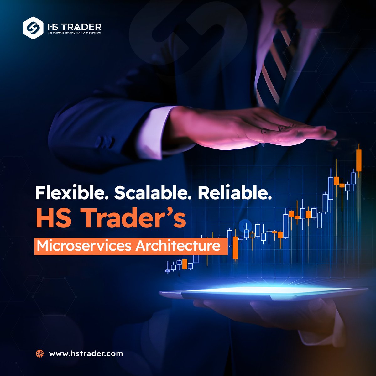 hs_platform's tweet image. Built to Scale! HS Trader’s microservices architecture ensures smooth, high-performance trading—whether you’re a trader or managing a large firm. Open your demo account today: demo.hstrader.com/login 

#HSTrader #TradingTechnology #ScalableTrading #NextGenTrading