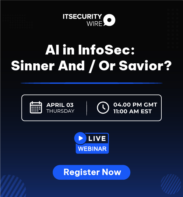 ITSecurityWire (@itsecuritywire) on Twitter photo Webinar Alert! AI is shaping both cyber threats & defenses, with the market set to soar from $25B to $146.52B in a decade. How can organizations stay ahead?
📅 April 3 | ⏰04:00 PM GMT | 11:00 AM EST
🔗 Register now: events.itsecuritywire.com/ai-in-infosec-…
#AIinInfoSec #CyberSecurity #Webinar Webinar Alert! AI is shaping both cyber threats & defenses, with the market set to soar from $25B to $146.52B in a decade. How can organizations stay ahead?
📅 April 3 | ⏰04:00 PM GMT | 11:00 AM EST
🔗 Register now: events.itsecuritywire.com/ai-in-infosec-…
#AIinInfoSec #CyberSecurity #Webinar