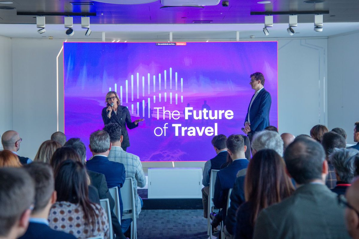 AI, video-sharing &amp; personalization reshape tourism!

Paolo Meroni, of Alpitour World, attended 𝘕𝘢𝘷𝘪𝘨𝘢𝘵𝘪𝘯𝘨 𝘕𝘦𝘸 𝘏𝘰𝘳𝘪𝘻𝘰𝘯𝘴 by Accenture Italy.