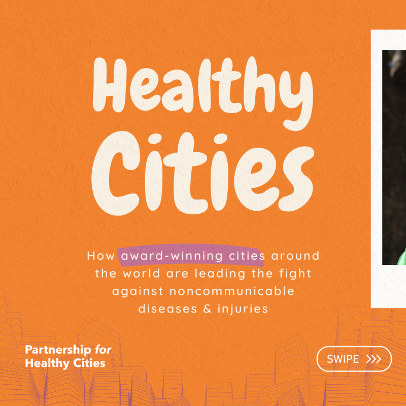 WHO's tweet photo. Noncommunicable diseases &amp; injuries account for over 80% of deaths globally.

Córdoba 🇦🇷, Fortaleza 🇧🇷 &amp; Greater Manchester 🇬🇧 have been recognized by the Partnership for Healthy Cities for their outstanding efforts in making #Cities4Health a reality. @BloombergDotOrg @VitalStrat