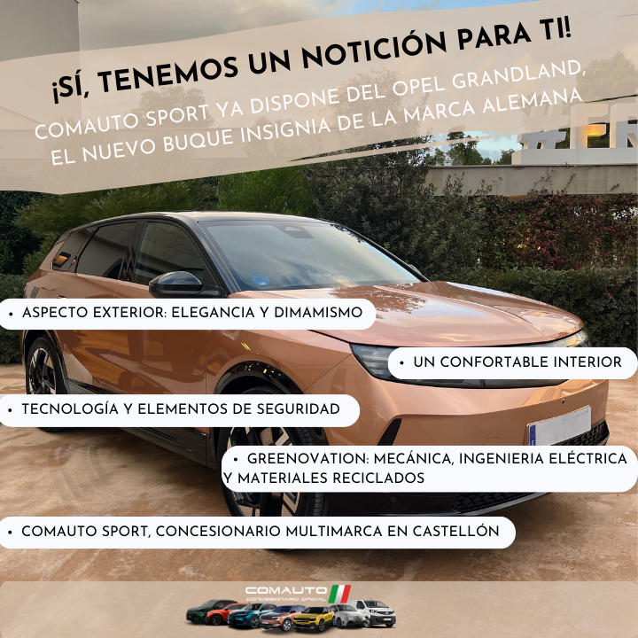 En el concesionario Opel Comauto Sport ya tienen el nuevo Grandland. Se trata de un vehículo SUV de elevadas prestaciones que cuenta con los mejores sistemas de seguridad y unas magníficas motorizaciones eléctricas 🚗🔋
Lee la noticia 👉comautosport.com/nuevo-opel-gra…