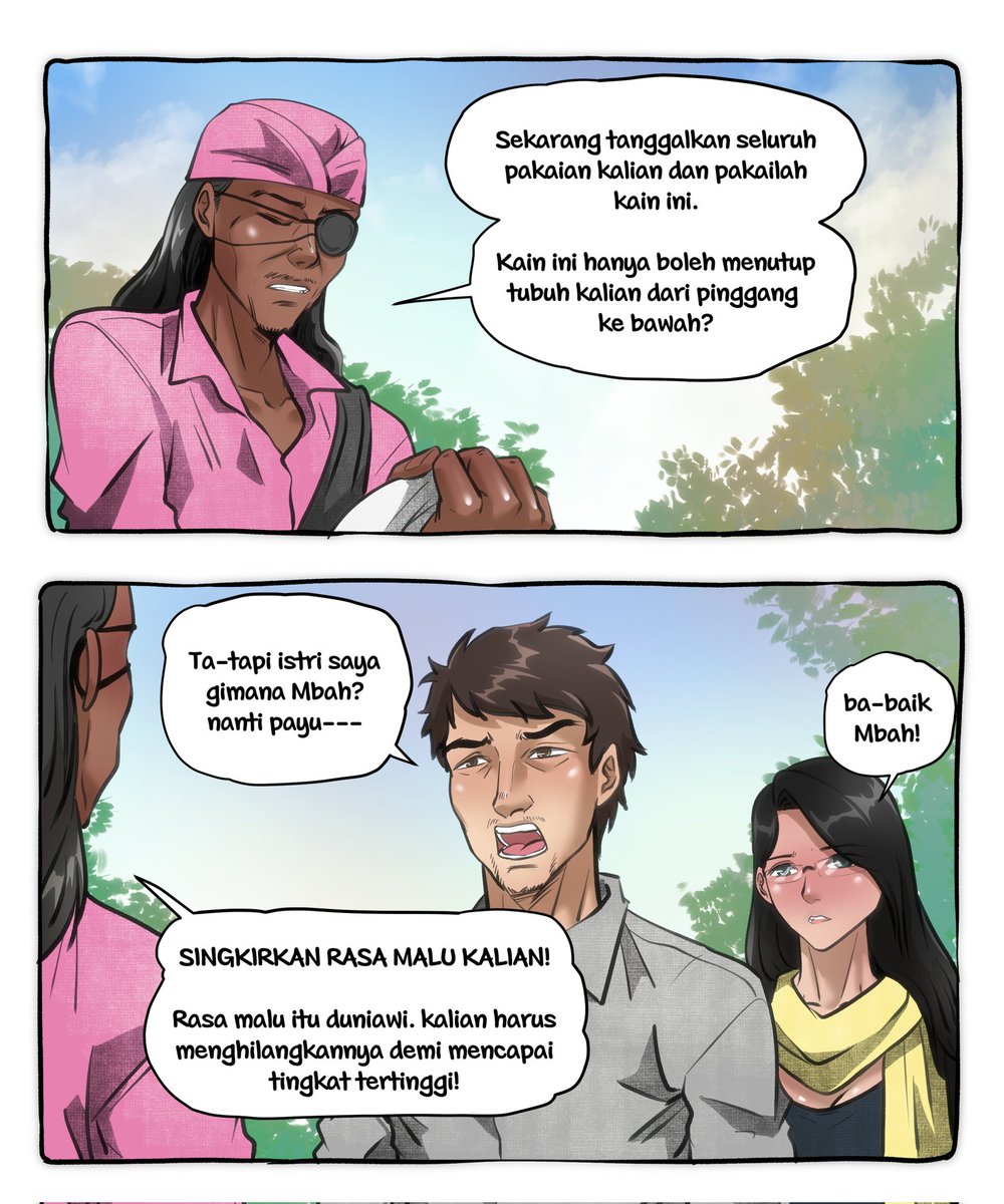 Irwan dan Azizah mengunjungi kediaman Mbah Agus untuk meminta cara menjadi kaya. 
Apakah mereka akan berhasil? 
Baca komik Eksklusif aku, Pesugihan Mbah Agus --> elisacomic.com 🔞💦

---
#komik #manga #komikdewasa