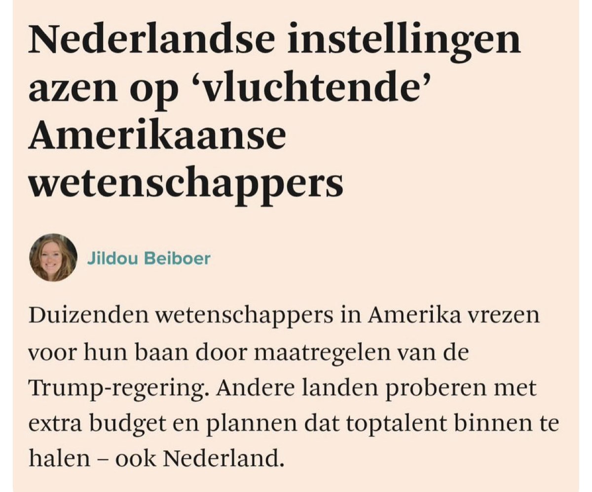 Nou, nee, dat is geen “toptalent” uit de USA, maar woke docenten, deugneuzen. Daarvan hebben we er al genoeg.
