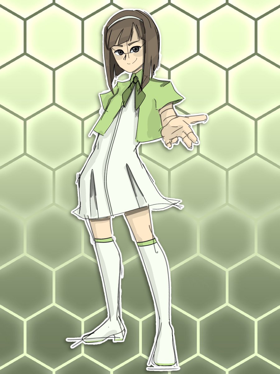 Here's an UTAU design from when I was 16. Her name is Pekoe. She only drinks hot liquids.