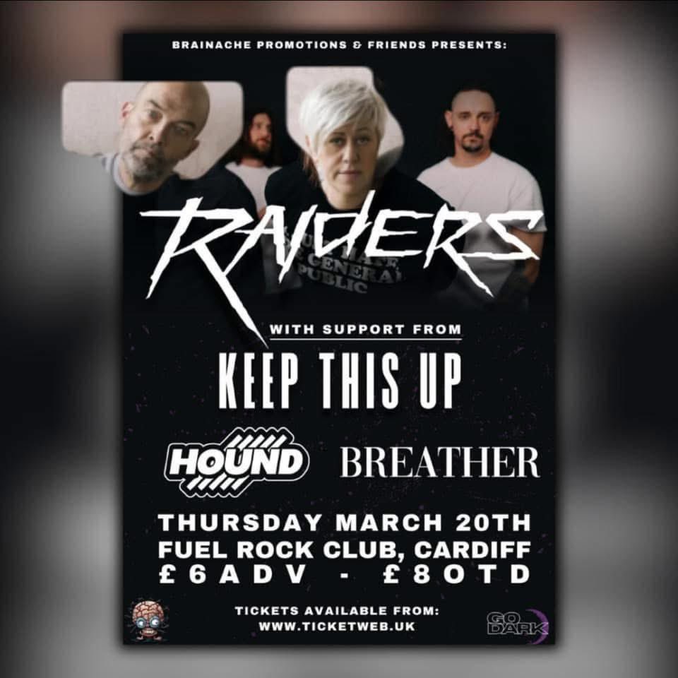 Playing at <a href="/FuelCardiff/">Fuel Rock Club</a> tonight with my band <a href="/raidersbanduk/">Raiders</a>
