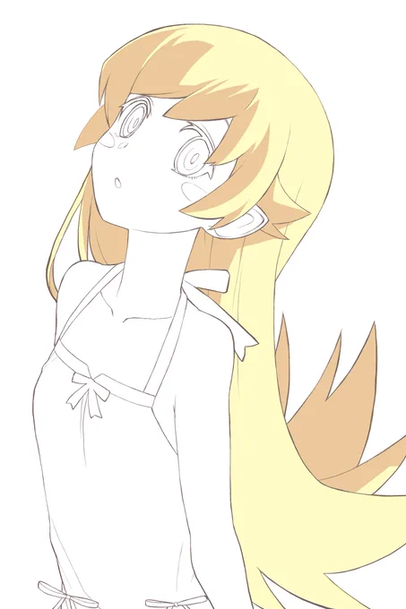 2020年に描いた忍ちゃんの絵がいまいちだったので修正してたんだけど、なんか画像統合して保存しちゃってる…俺のバカ!(元絵も消失ですよ)どうしよう、別レイヤーで乗算駆使して塗る?主線の色合いは変わっちゃうから全部描き直すか 