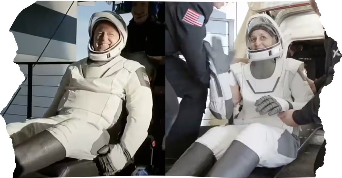 ishhhsays's tweet photo. Initially planned as a short 8-day flight, their mission got extended  due to technical issues with the Starliner spacecraft. Despite the challenges, Williams and Wilmore’s demonstration of remarkable resilience and adaptability is a tale that will inspire generations! https://t.co/9l53pYKwCf