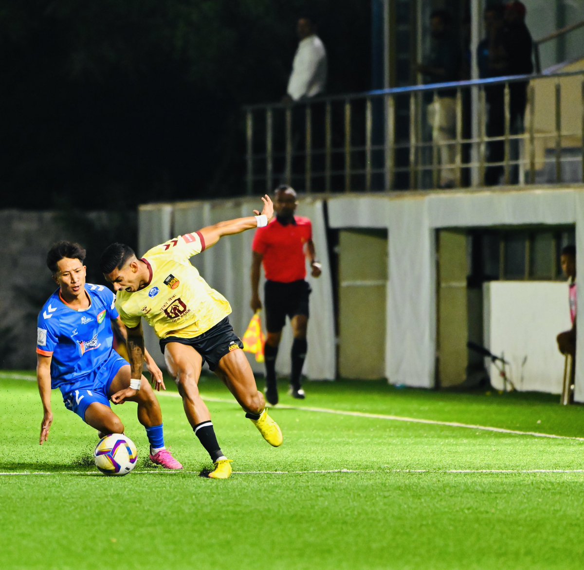 It was a hard-fought draw last night! Three big games ahead as we continue to fight until the end. 💪⚽
#GodAboveAll🙏🏻

#InterKashi #Ileague #IndianFootball #NeverBackDown