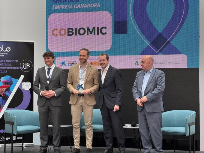 Andalucía Emprende (@aemprende) on Twitter photo 🎉 <a href="/Cobiomic_SL/">Cobiomic Bioscience SL</a> se alza con el 🏆 #PremiosEmprendeXXI <a href="/EmprendeXXI_/">DayOne Premios EmprendeXXI</a> 📍 #Andalucia
💚 ENHORABUENA a esta startup cordobesa, apoyada desde <a href="/cadecordobaAE/">Andalucía Emprende Córdoba</a> 🙌
#DayOneInnovationSummit #EmprendeAND
<a href="/caixabank/">CaixaBank</a> <a href="/enisa/">enisa</a> @universidadand @andaluciajunta <a href="/daniescacena/">Daniel Escacena</a> 🎉 <a href="/Cobiomic_SL/">Cobiomic Bioscience SL</a> se alza con el 🏆 #PremiosEmprendeXXI <a href="/EmprendeXXI_/">DayOne Premios EmprendeXXI</a> 📍 #Andalucia
💚 ENHORABUENA a esta startup cordobesa, apoyada desde <a href="/cadecordobaAE/">Andalucía Emprende Córdoba</a> 🙌
#DayOneInnovationSummit #EmprendeAND
<a href="/caixabank/">CaixaBank</a> <a href="/enisa/">enisa</a> @universidadand @andaluciajunta <a href="/daniescacena/">Daniel Escacena</a>