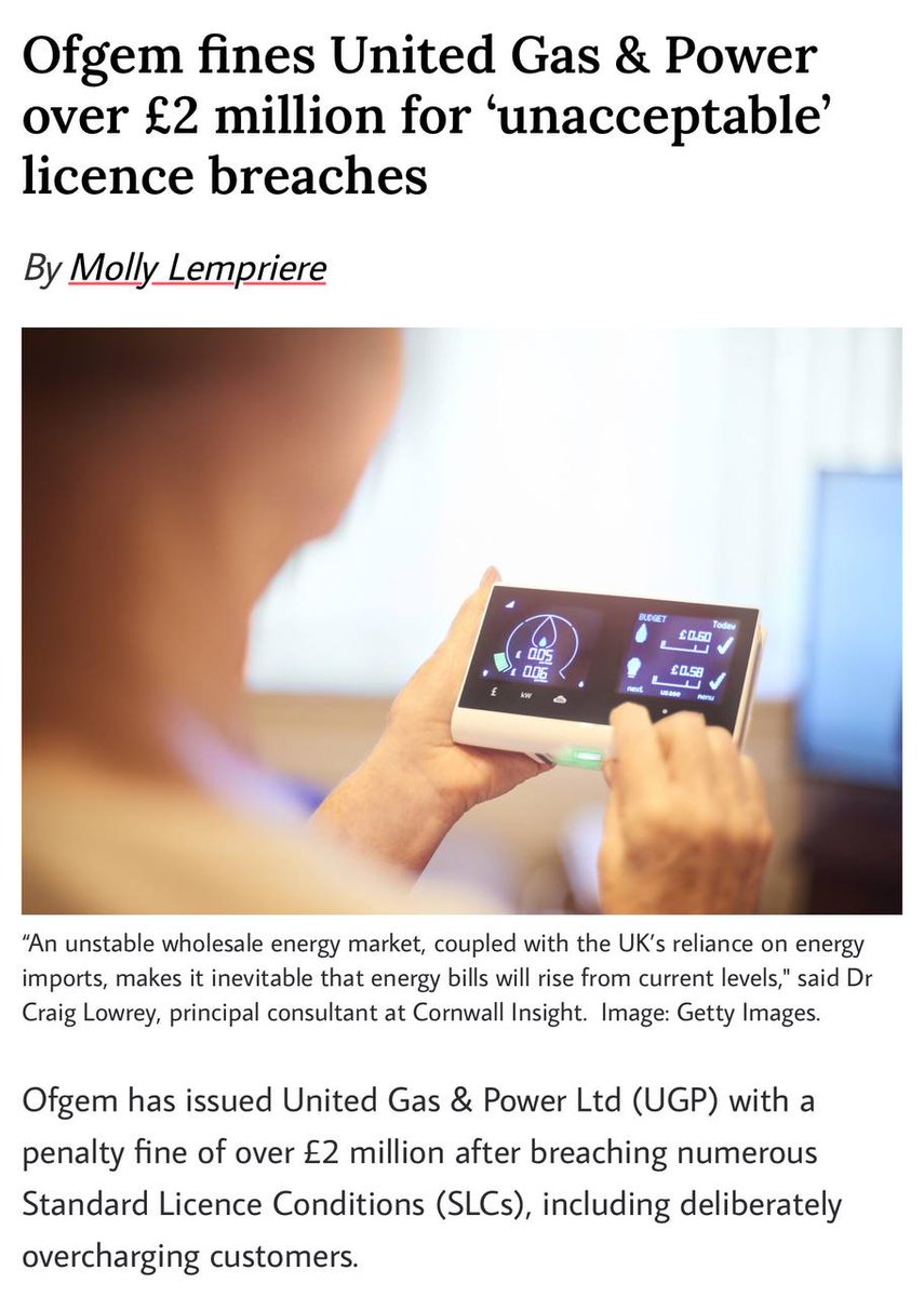 More energy scams - should be nationalised to prevent overcharging