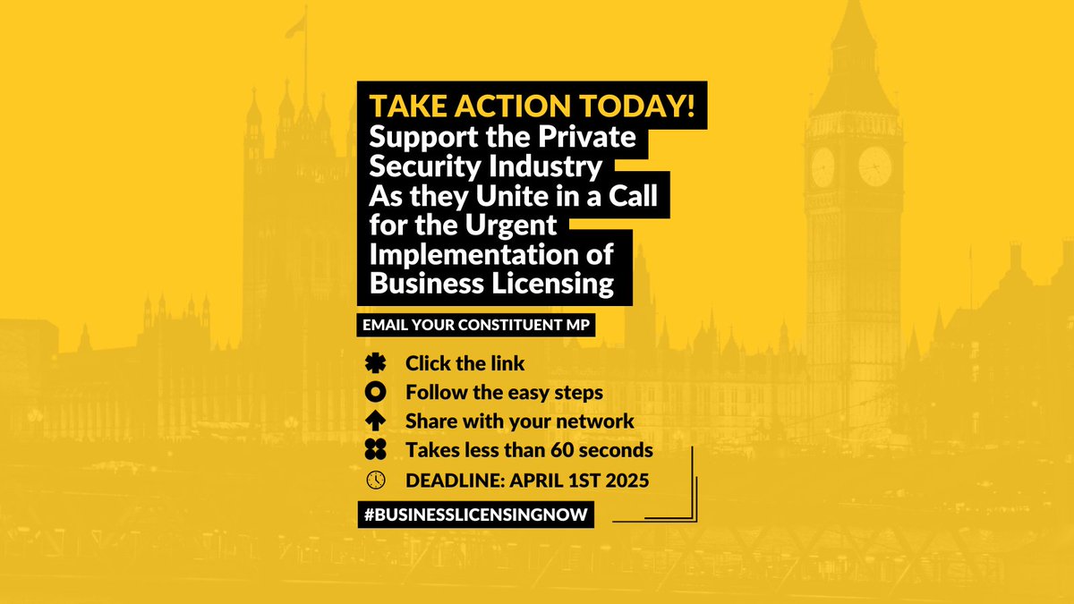 Business licensing reform is critical to stopping financial crime &amp; protecting public safety.

Act now – email your MP today: ntia.co.uk/email-your-mp/…

#BusinessLicensingNow #FairSecurity #MartynsLaw