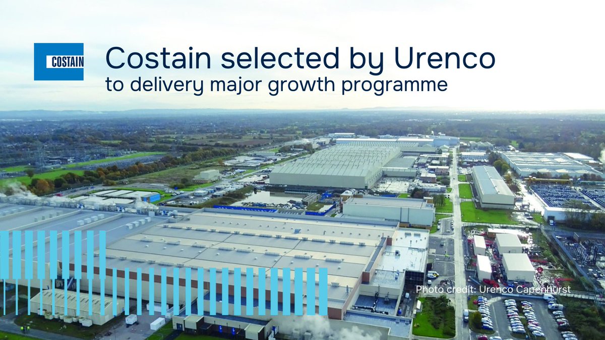 We’ve been selected by Urenco as programme delivery partner for new and upgraded #infrastructure at its Capenhurst site in Cheshire 👉 bit.ly/4bOb0du #SustainableInfrastructure #urencocapenhurst