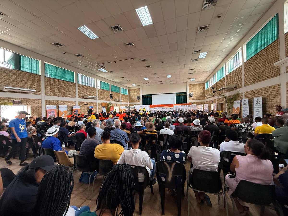 DeanMacpherson's tweet photo. This morning, we hosted the next leg of our EPWP listening tour in Upington, Northern Cape.

Many participants shared how the programme has played a vital role in poverty alleviation but also highlighted concerns about its misuse.

We are committed to reforming the programme to eliminate any opportunity for jobs-for-pals, political favouritism, or corruption. We are making the EPWP better for everyone! #LetsBuildSA 💙🇿🇦