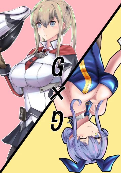 3/30日に開催されるFSDで頒布予定のグラーフゴトランドまとめ本「G×G」まとめ本なので過去に描いたグラーフとゴトランドを再集録(新規イラストもありおまけにシール1枚付です。当日は宜しくお願いします! 