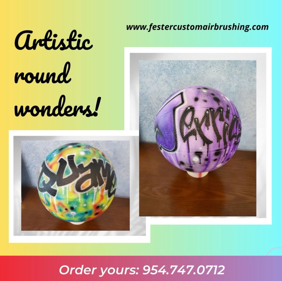 Basketball is life. 😎 Custom basketballs for the ultimate baller!

Gifts made by Fester are perfect for holidays, birthdays or even as party favors!

Shop now. Link in bio!

#airbrushing #basketballs #custombasketball #airbrushbasketball #graffitistyle #graffitiartist