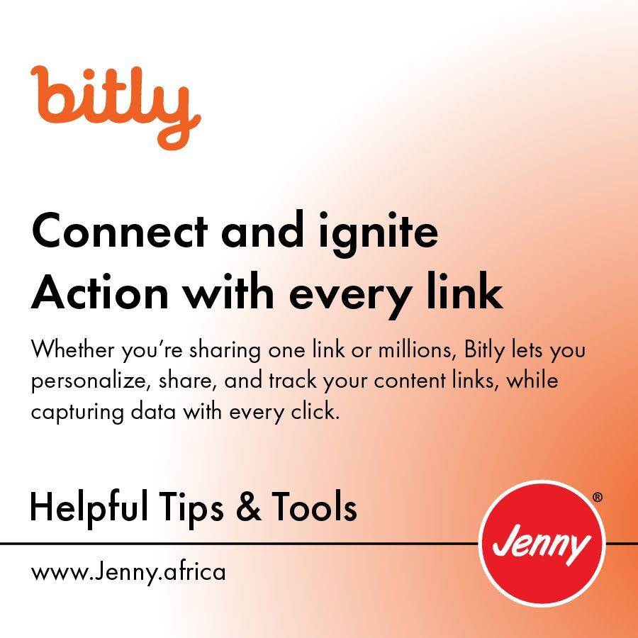 JennyInternet's tweet photo. 🛠️ It's Helpful Tips &amp; Tools Thursday!

Want clickable, memorable links that track performance? Try Bitly! 🚀

Customize your links, monitor clicks, and gain deeper insights into your audience. 🔗📊
Have you tried Bitly? #HelpfulTips #Bitly #DigitalMarketing #JennyInternet https://t.co/lVEOOGqpOl