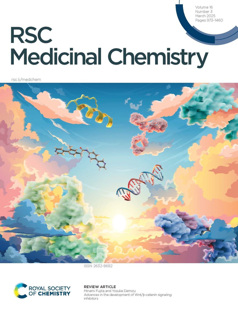 On this month's front cover is a Review article by Minami Fujita and Yosuke Demizu on the advances in the development of Wnt/β-catenin signaling inhibitors, read it here👀⬇ 

pubs.rsc.org/en/content/art…

📍 National Institute of Health Sciences