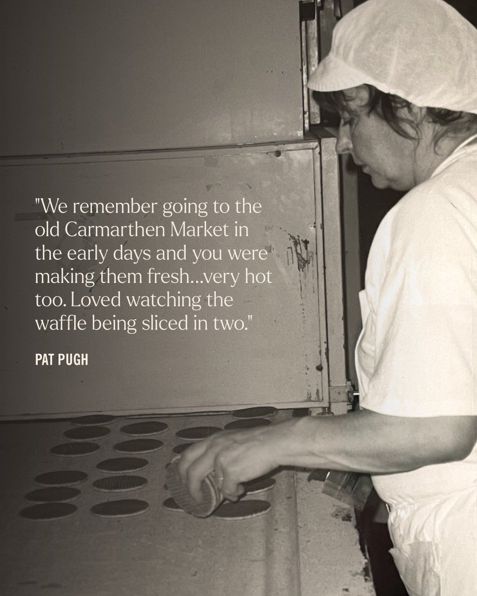 With the beginnings of our story rooted in Carmarthen Market, we love hearing your early memories of the baking of our delicious waffles 💫 

#LuxuryTreat #CaramelWaffles #TregroesWaffles #Tregroes #Stroopwafel #Stroopwaffles #WelshProduce #IndulgentTreats