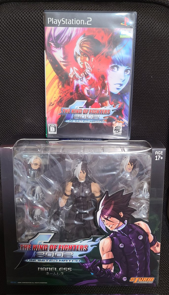 nonson2's tweet image. やっとネームレスのフィギュアが届いた～🙌✨
イケメンですな🤔✨
#KOF2002UM