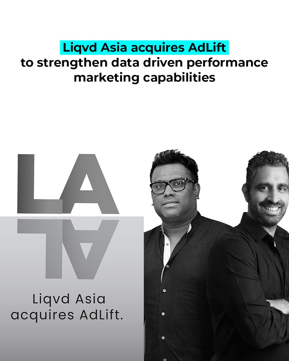 Social Samosa (@social_samosa) on Twitter photo .<a href="/LIQVDAsia/">Liqvd.Asia</a> acquires <a href="/AdLiftIndia/">AdLift India</a> in a ₹50 Cr deal, expanding its expertise in SEO, AI-driven performance, and integrated digital marketing. This move strengthens their global footprint and delivers end-to-end, data-driven marketing solutions. .<a href="/LIQVDAsia/">Liqvd.Asia</a> acquires <a href="/AdLiftIndia/">AdLift India</a> in a ₹50 Cr deal, expanding its expertise in SEO, AI-driven performance, and integrated digital marketing. This move strengthens their global footprint and delivers end-to-end, data-driven marketing solutions.