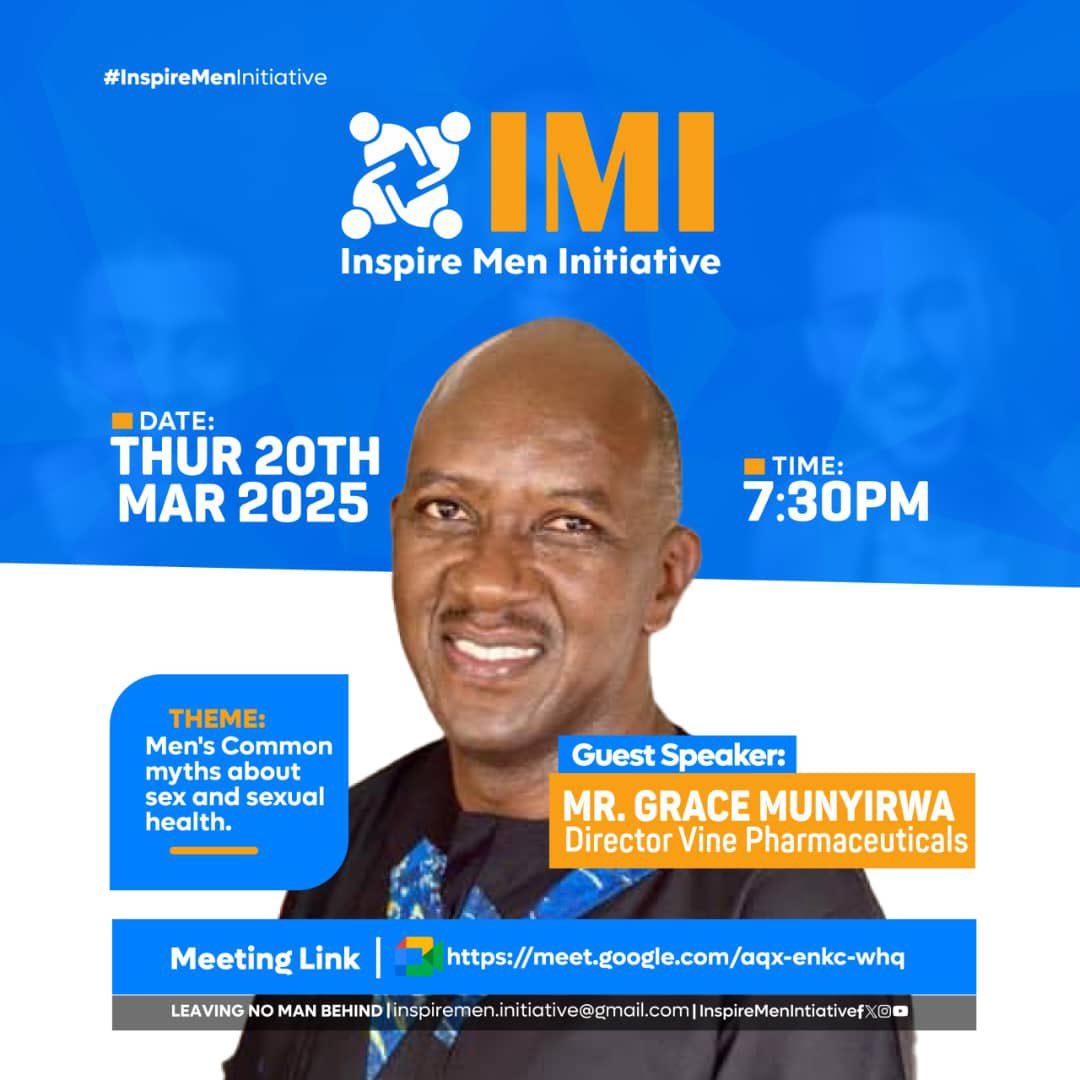Here's a tweet-sized version:

Join the conversation! This Thursday @ 7:30pm, Dr. Drace Munyirwa debunks myths on Sex &amp; Reproductive Health! 

meet.google.com/bsz-upnk-bfa

 #SexEd #ReproductiveHealth #BreakTheSilence