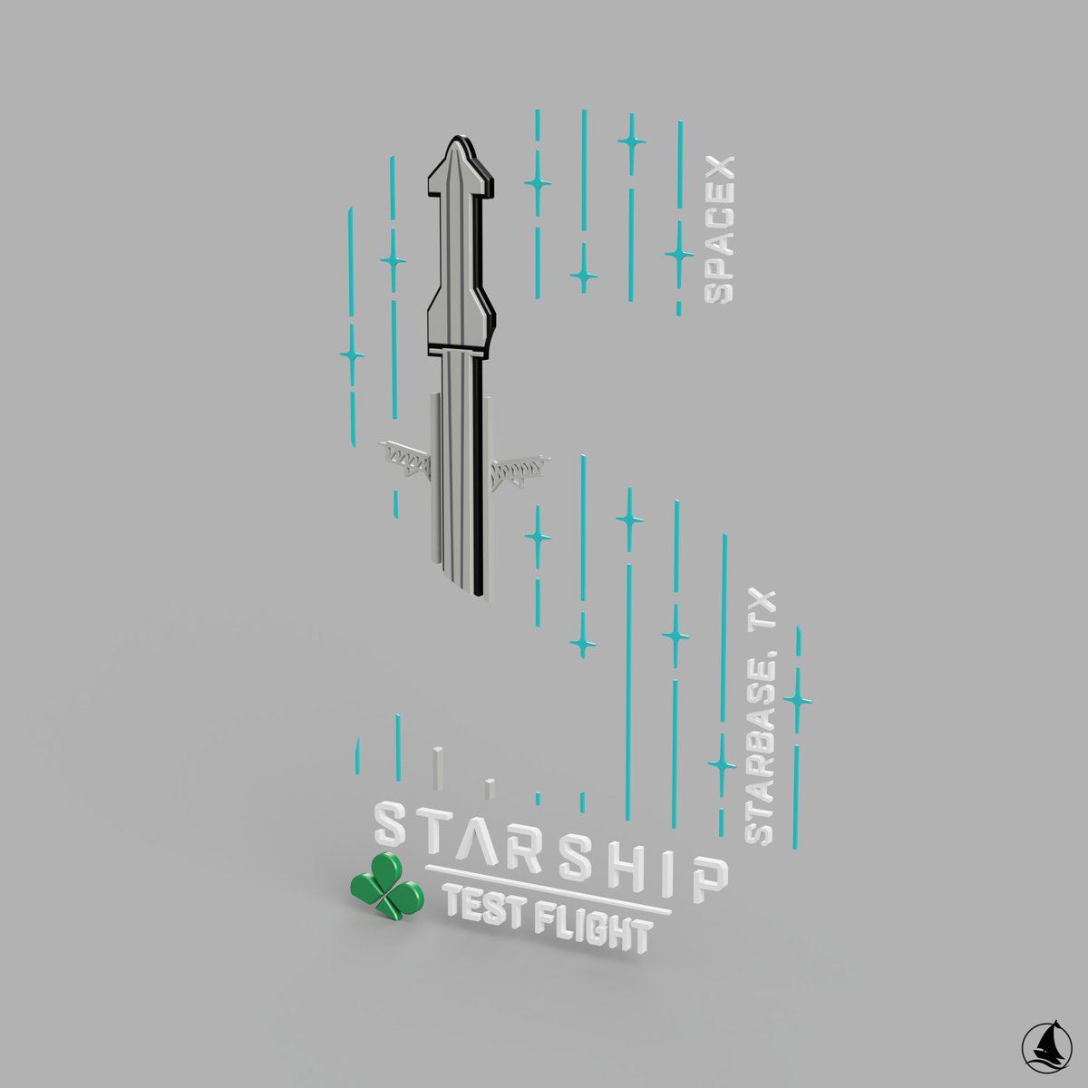 schiffer_soft's tweet photo. 13/x🚨Project - #Starship2025Project 🚨
Next letter. 🚀It's IFT1 time.😇Shape today is "S" 😍 What was the booster and ship number on this flight?😅
#IFT1 #Starship #3dPrint #SpaceX #schiffer_soft https://t.co/JqPcOuK9lZ