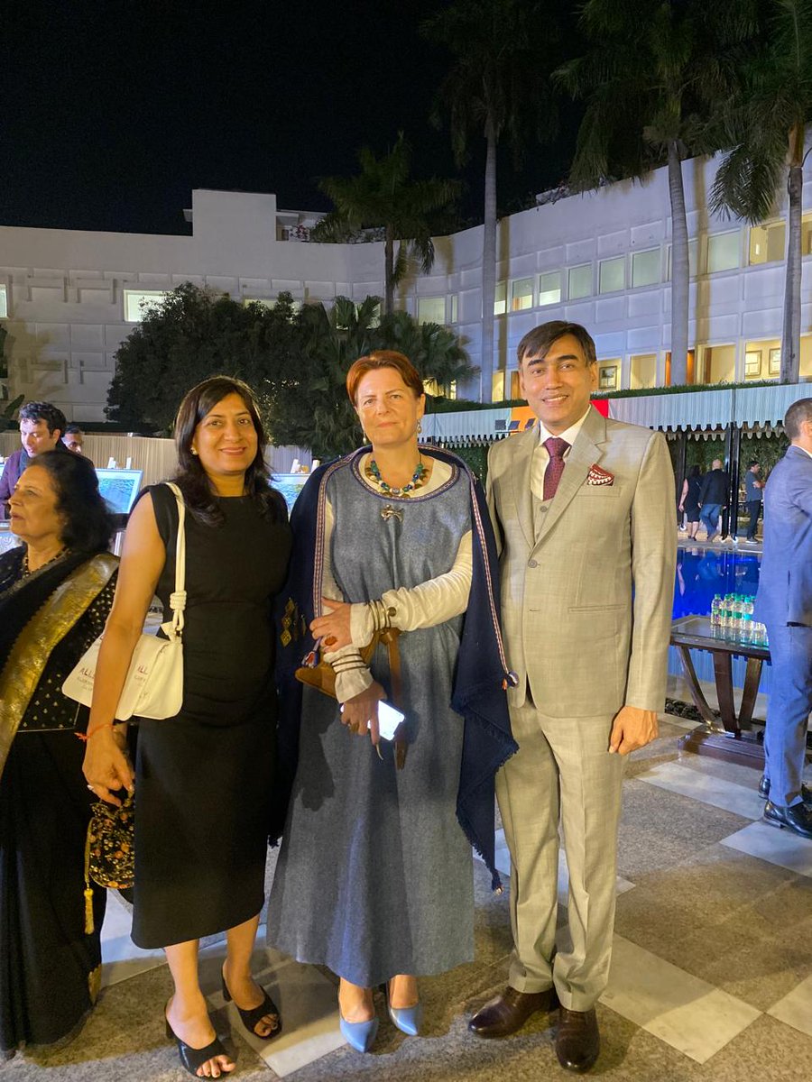 Usanas Foundation (@usanasf) on Twitter photo Our Directors <a href="/abhinavpandya/">Dr. Abhinav Pandya</a> <a href="/anitajain_02/">Dr. Anita Jain</a> with Amb Diana MickeviÄienÄ <a href="/DMickeviciene/">Diana Mickeviciene</a>, Lithuanian Ambassador to India on the National Day of Lithuania at Claridges, New Delhi. Our Directors <a href="/abhinavpandya/">Dr. Abhinav Pandya</a> <a href="/anitajain_02/">Dr. Anita Jain</a> with Amb Diana MickeviÄienÄ <a href="/DMickeviciene/">Diana Mickeviciene</a>, Lithuanian Ambassador to India on the National Day of Lithuania at Claridges, New Delhi.