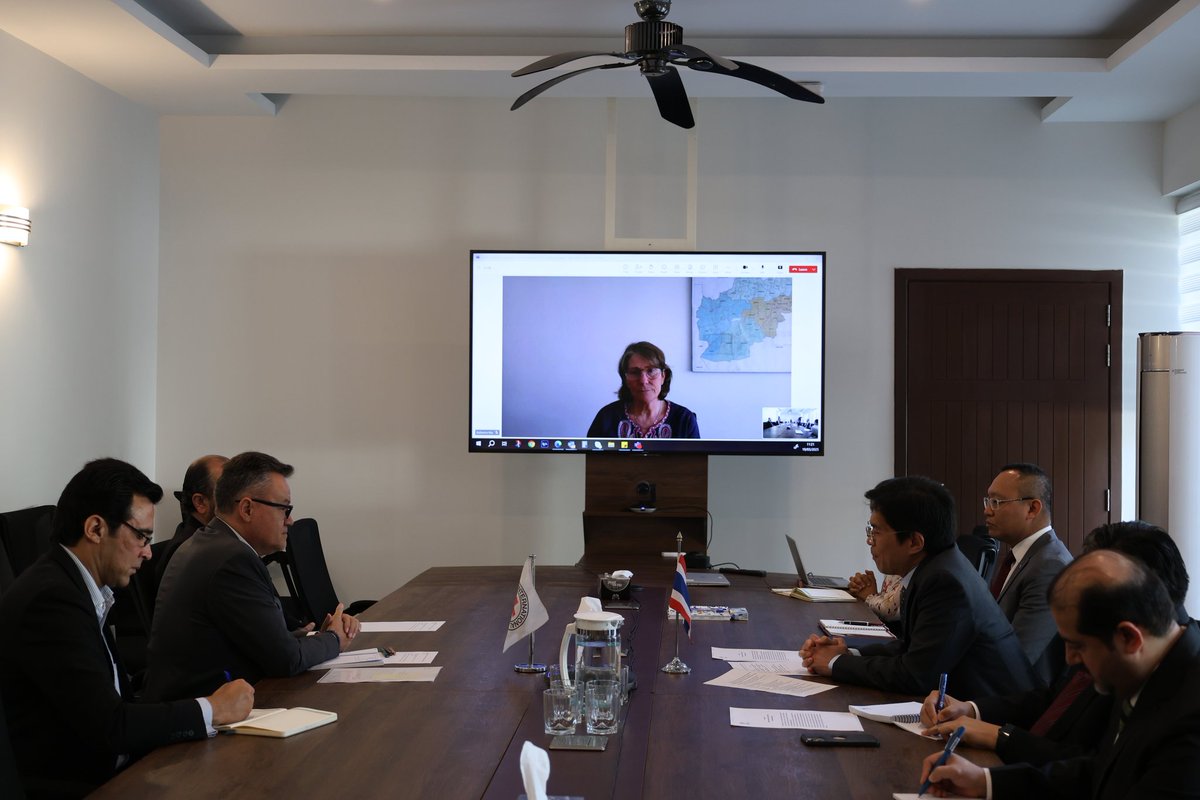 CSutterICRC's tweet image. Honored to receive H.E. Mr. Rongvudhi Virabutr, Ambassador of #Thailand to Pakistan. Received the handover of assistance provided by Thailand to support #ICRC’s operations in Afghanistan.
We discussed opportunities for collaboration in #humanitarian assistance in #Pakistan