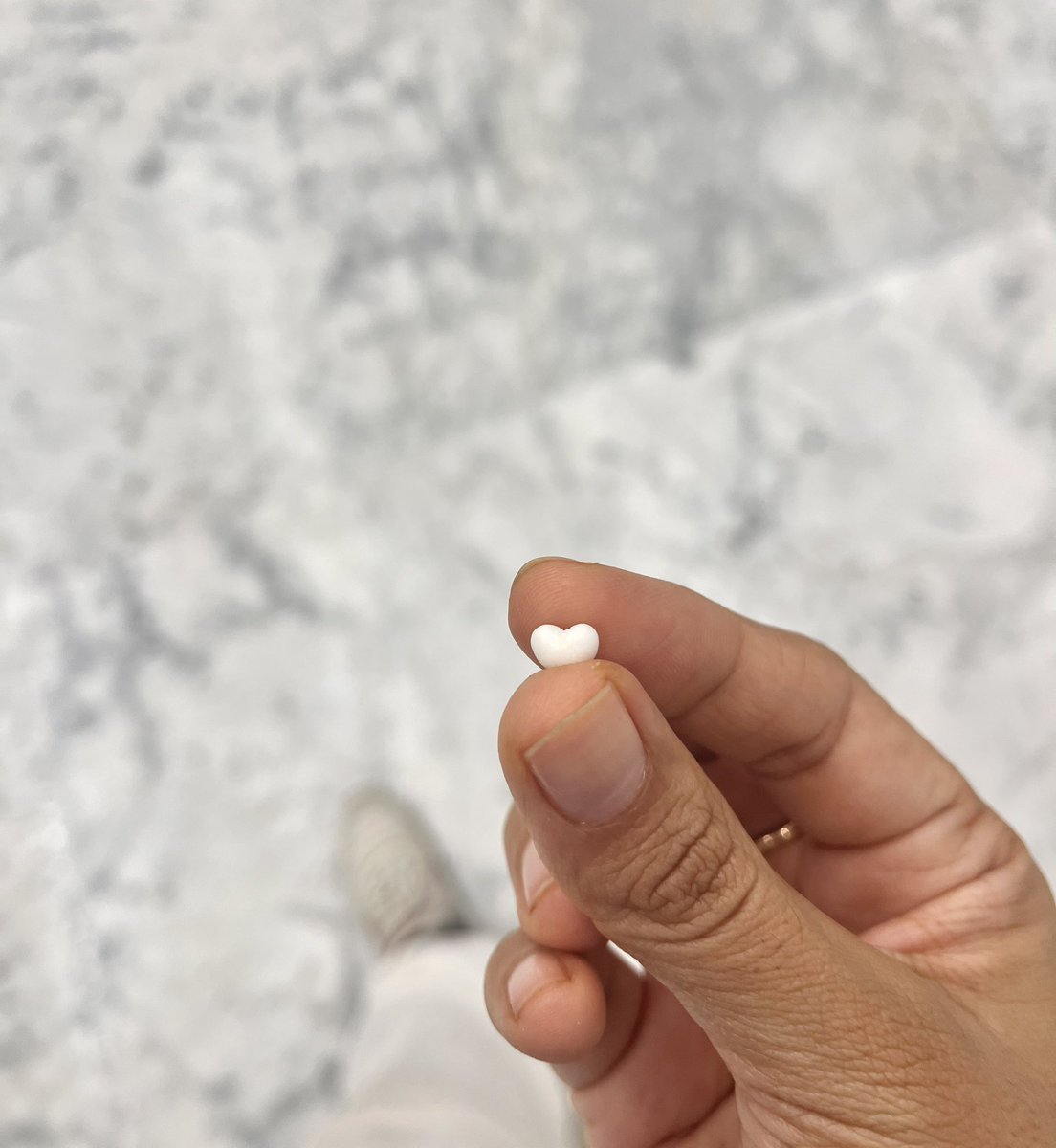 Found a heart shaped saunf today