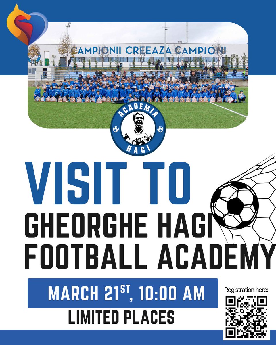 Romanian Chess Federation (@frsahro) on Twitter photo π· Visit a π
πππππππ π
ππππππ! π·
To all players of the EICC 2025 in Romania! Join us to see where famous Romanian football player ππππ builds new generations: ππππ πππππππ!
Friday @ 10 AM (2 hours)
Registration: forms.gle/cBSUy4BV59A5Esβ¦ π· Visit a π
πππππππ π
ππππππ! π·
To all players of the EICC 2025 in Romania! Join us to see where famous Romanian football player ππππ builds new generations: ππππ πππππππ!
Friday @ 10 AM (2 hours)
Registration: forms.gle/cBSUy4BV59A5Esβ¦