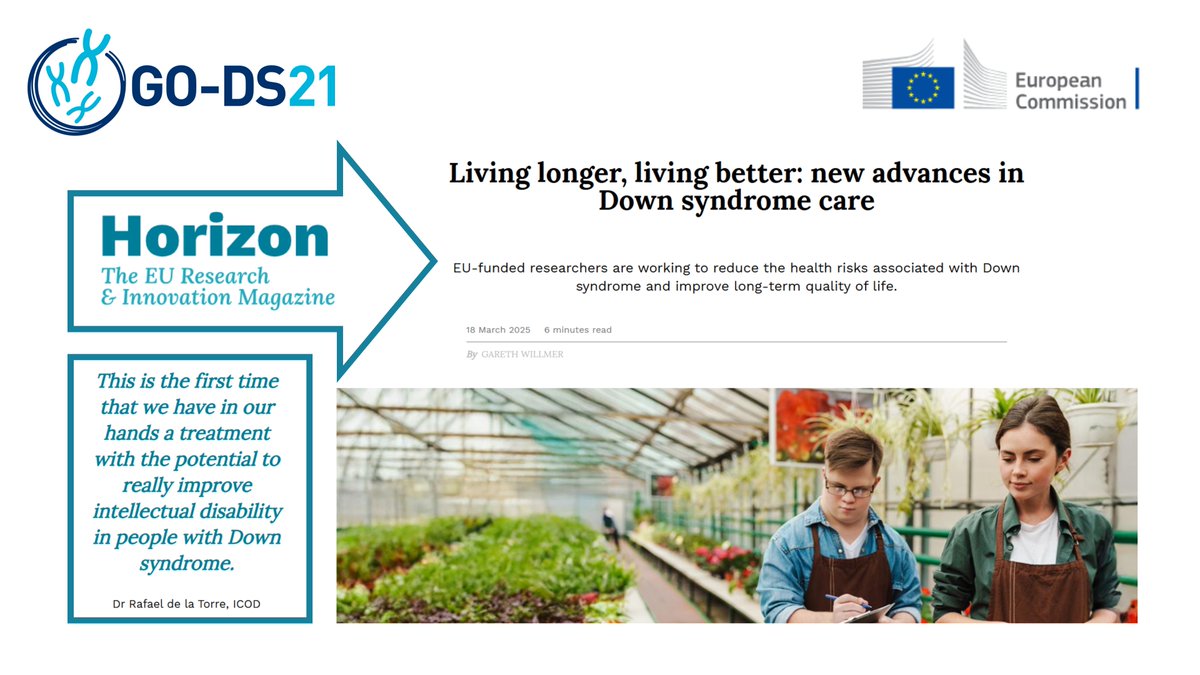 GO-DS21 (@go_ds21) on Twitter photo David Clarke has a busy life juggling two jobs. Aged 44 and living with #DownSyndrome, David is flourishing!
"He still lives at home, but has a pretty independent life" says his father.
Read more about David + GO-DS21 research in the <a href="/HorizonEU/">Horizon Europe 🇪🇺</a> Magazine: ….research-and-innovation.ec.europa.eu/en/horizon-mag… David Clarke has a busy life juggling two jobs. Aged 44 and living with #DownSyndrome, David is flourishing!
"He still lives at home, but has a pretty independent life" says his father.
Read more about David + GO-DS21 research in the <a href="/HorizonEU/">Horizon Europe 🇪🇺</a> Magazine: ….research-and-innovation.ec.europa.eu/en/horizon-mag…