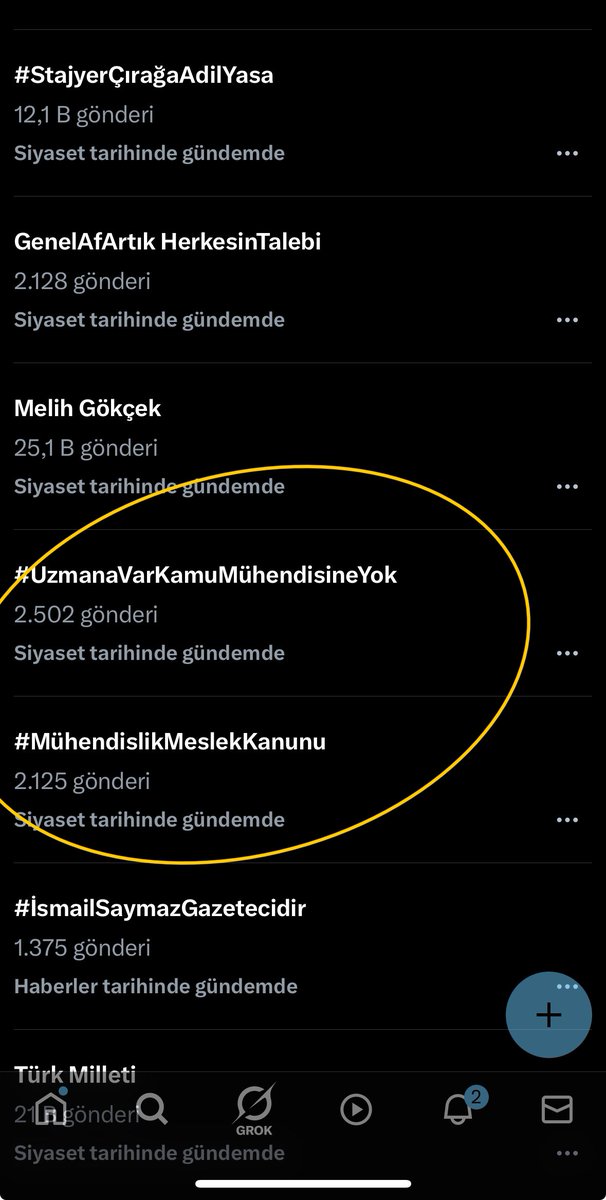 Kamu Mühendislerinin sesini duyun…
#UzmanaVarKamuMühendisineYok
#MühendislikMeslekKanunu

<a href="/RTErdogan/">Recep Tayyip Erdoğan</a>
<a href="/dbdevletbahceli/">Devlet Bahçeli</a>
<a href="/Akparti/">AK Parti</a>
<a href="/MHP_Bilgi/">MHP</a>
<a href="/_cevdetyilmaz/">Cevdet Yılmaz</a>
<a href="/avabdullahguler/">Abdullah Güler</a> 
<a href="/memetsimsek/">Mehmet Simsek</a>
<a href="/isikhanvedat/">Prof. Dr. Vedat Işıkhan</a>
<a href="/belginuygur10/">Belgin Uygur 🇹🇷</a>
<a href="/avhamzadag/">HAMZA DAĞ</a>
<a href="/eczozgurozel/">Özgür Özel</a>
<a href="/_aliyalcin_/">Ali YALÇIN</a>
<a href="/MemurSenKonf/">Memur-Sen</a>