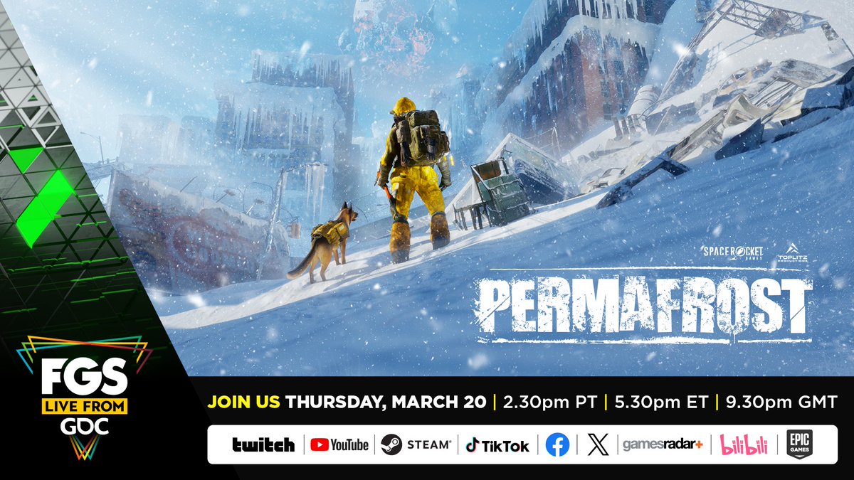 Get ready! Our brand-new Permafrost trailer, packed with fresh never-before-seen footage, will premiere TONIGHT at the <a href="/FutureGamesShow/">FutureGamesShow</a> at around 22:32 GMT / 23:32 CET! Don't miss your chance to see what’s coming next in the frozen wastelands.

➡️ bit.ly/FutureGameShow…

Set