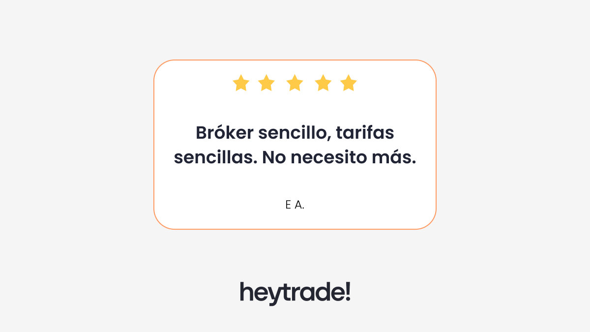 ¡No lo decimos nosotros!

✅ Fácil
✅ Transparente
✅ Sin complicaciones

Así de simple es #invertir con HeyTrade.