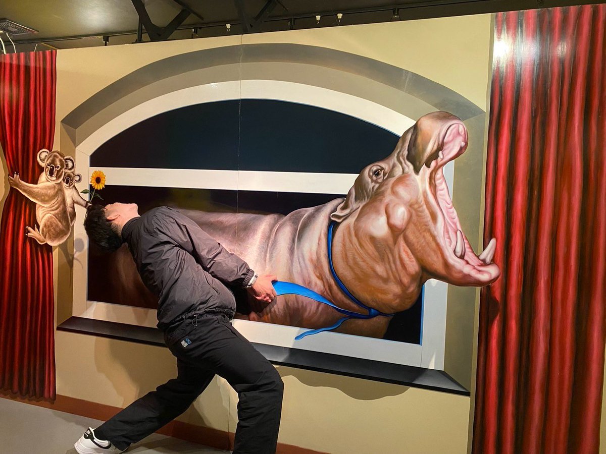 rd____k's tweet image. カバ引っ張った