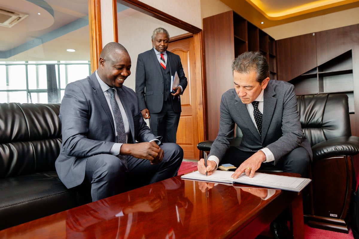 (1) On 19/3/25, NCA hosted a delegation from the Japanese Ministry of Infrastructure, Transport and Tourism led by Mr. Kenichi Ogasawara, Deputy Minister for International Projects. The delegation was received by <a href="/EngMauriceAkech/">Eng. Maurice Akech,MBS</a> &amp; representatives from NCA senior management ^WK