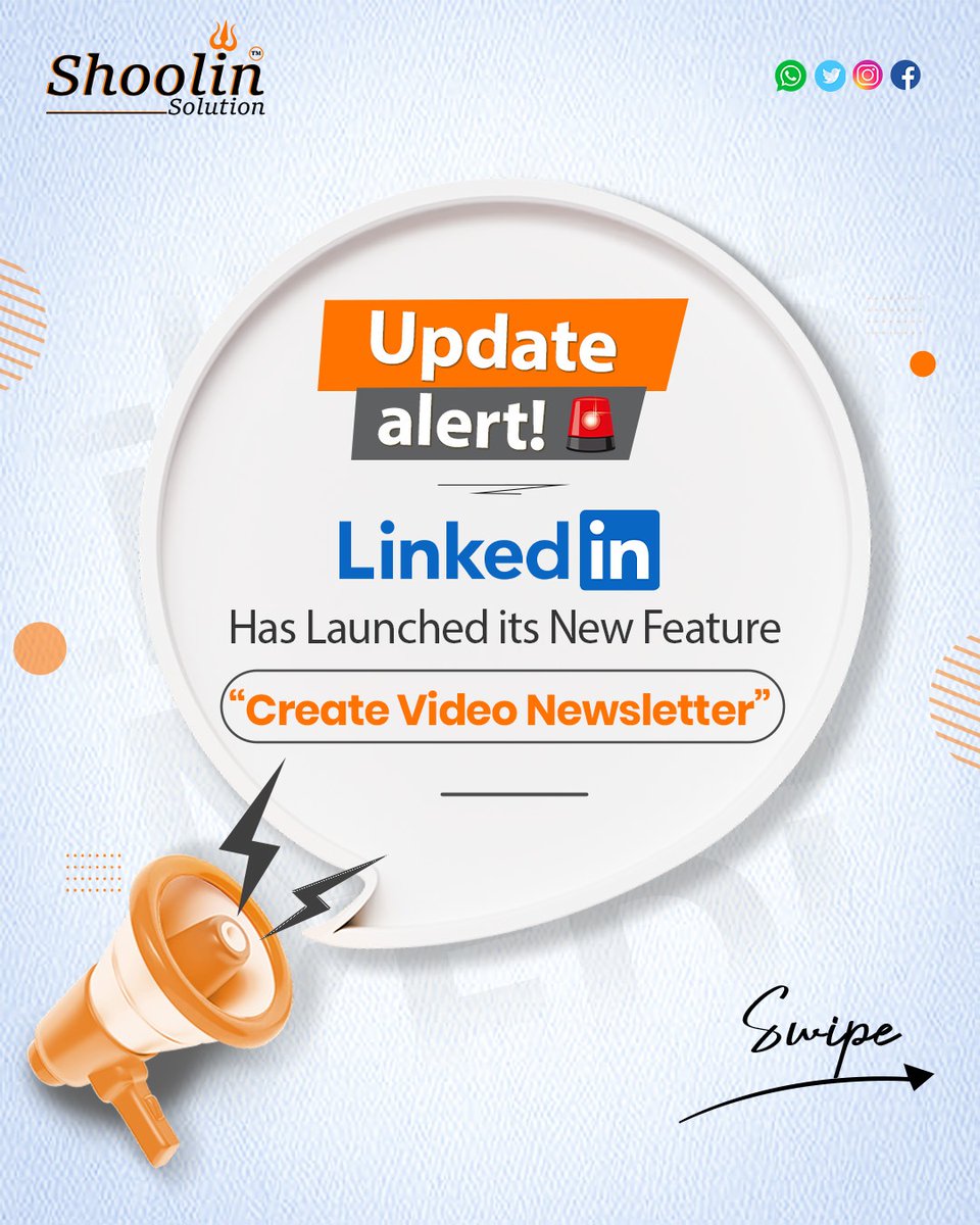 Shoolinonline's tweet image. Boost your page’s #videoperformance and #engagement with this exciting 😎 #newfeature Time to level up your #content!

Enquire Now👇
🌐 shoolinsolution.com
☎️ +91-9818316176
#VideoMarketing #LinkedInTip #SocialMediaStrategy #BoostYourBrand #DigitalMarketing #shoolinsolution