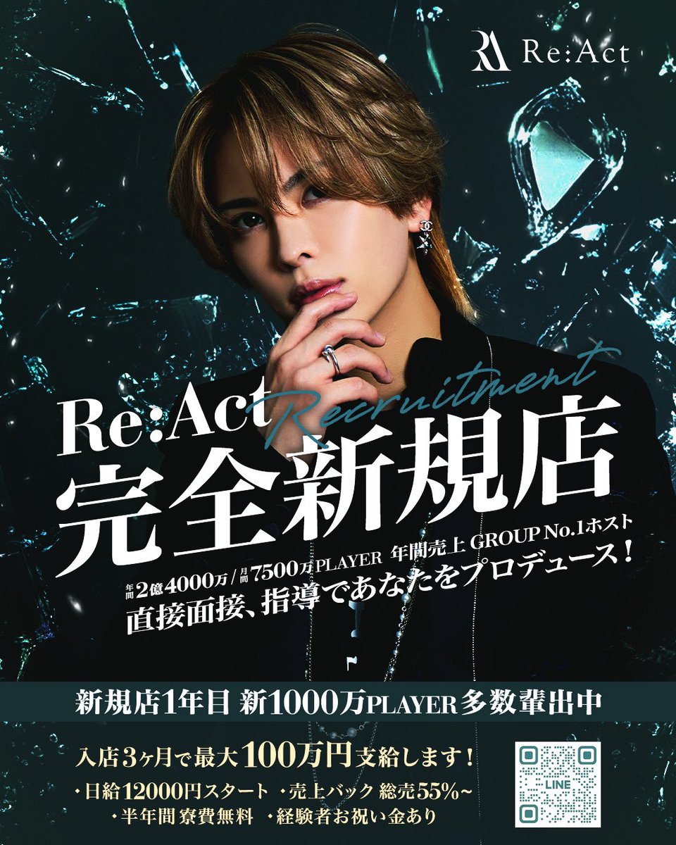 Club_Re_Act's tweet photo. YPLUS最新号に

新1000万over
【神里綾華副主任】

超電撃復帰
【RYOSEI】
が掲載されております✨️

ReAct常にホンモノのカッコイイを追求しております‼️

本日も面接者多数✨️
最高の忙しさに感謝です🙏✨
新入店特典にも大注目です☺️ https://t.co/rO4I8qafEp