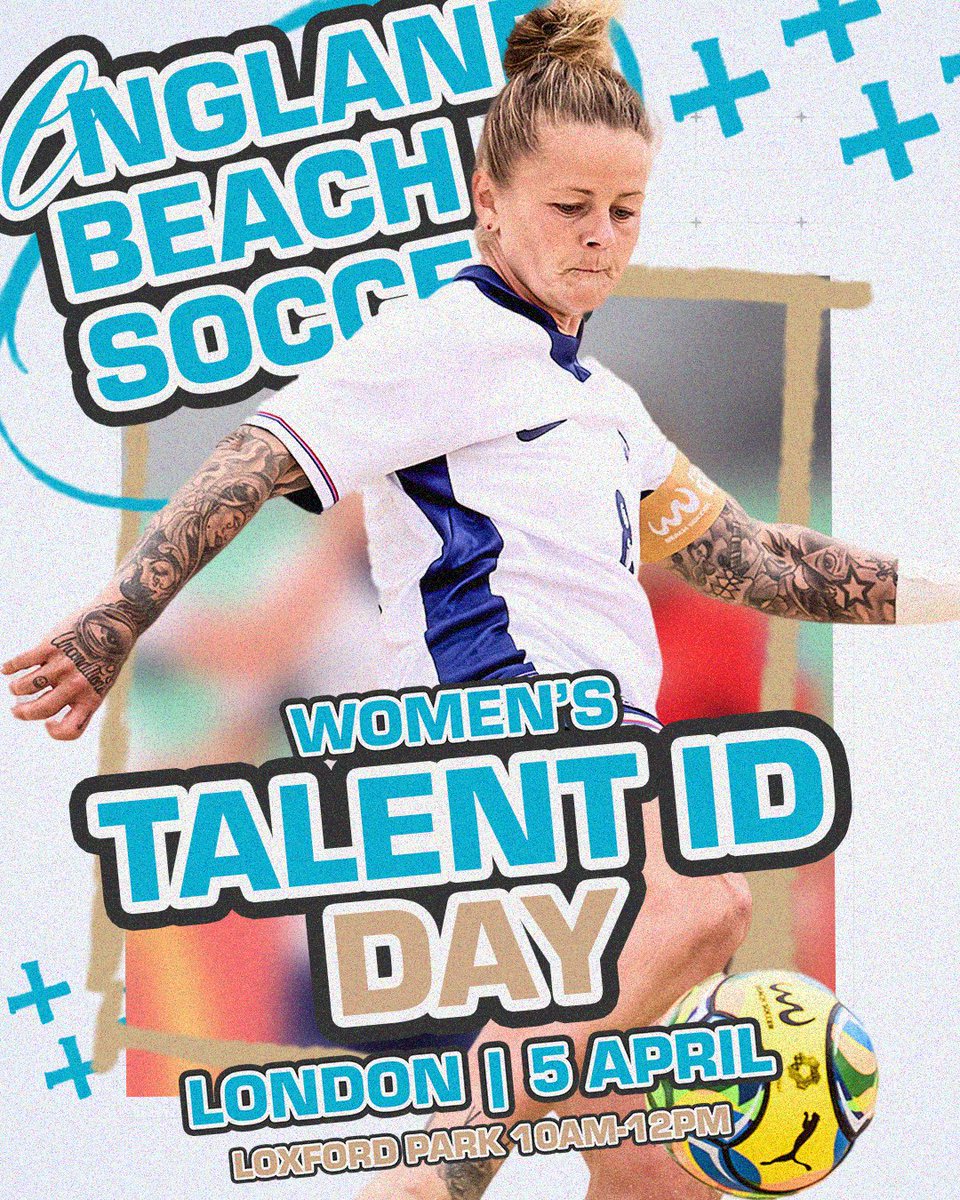 Have you got what it takes? 🏴󠁧󠁢󠁥󠁮󠁧󠁿 

Register now for England Beach Soccer Women’s Talent ID Day ➡️ shorturl.at/iZdbs