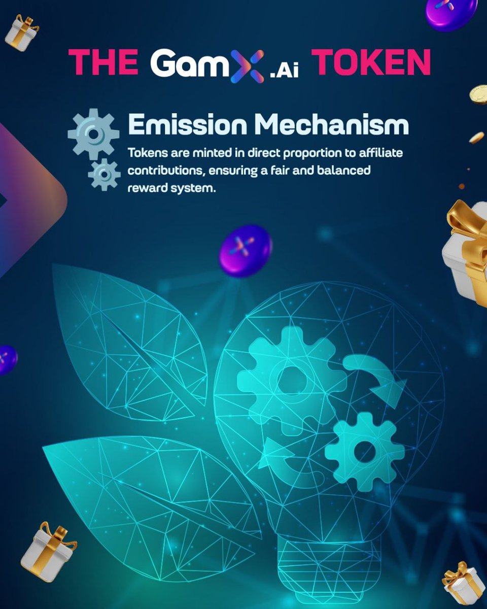 Gamx_Ai's tweet image. How does the $GAMX AI token emission work? 🚀 Learn about its mechanics, and what makes it unique in the ecosystem! Stay tuned for more insights. 🔥 

#GAMX #Crypto #AI