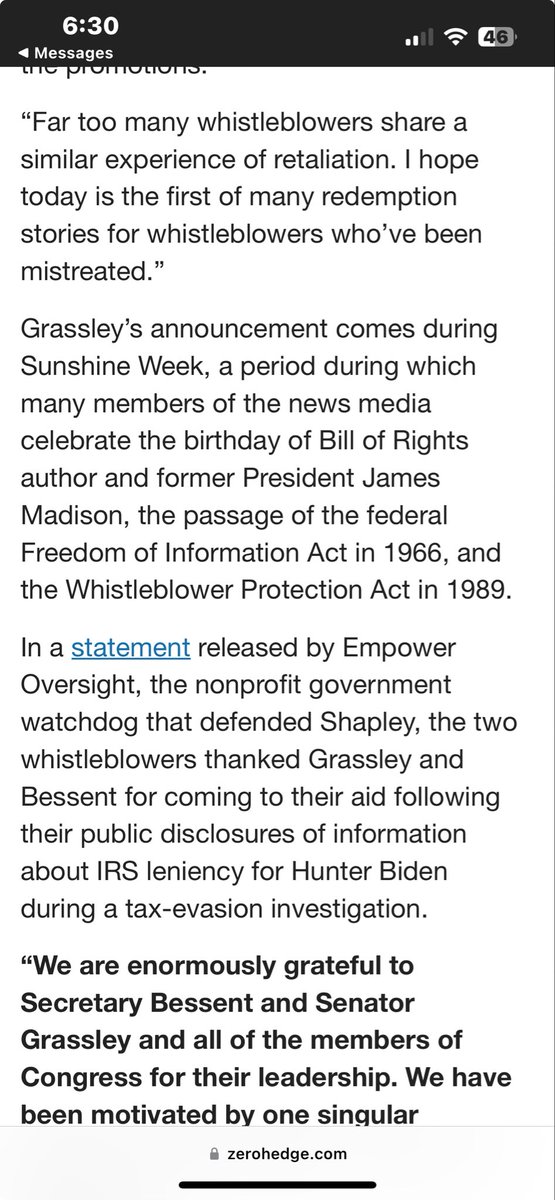 CFWBers's tweet photo. #IRSWhistleblowers
#Shapley #Ziegler #Swamp
We are understandably pleased by this recent development and implications for Whistleblowers.
Ask yourself though, how long, large ($$), often have IRS in concert w/DOJ, FBI obstructed WB cases?
Pls Share🇺🇸⚖️
https://t.co/fjRMrFzKCl