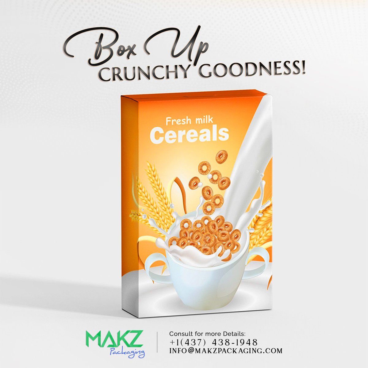 makzpackaging's tweet image. Make your cereal the star of the shelf! Our custom cereal boxes are designed to grab attention and keep flavors fresh.

📍 makzpackaging.com/packaging-indu…
📞 Contact Us: +1(437) 438-1948

#CustomCerealBoxes #CerealPackaging #PackagingDesign #CustomPackaging #MakzPackaging